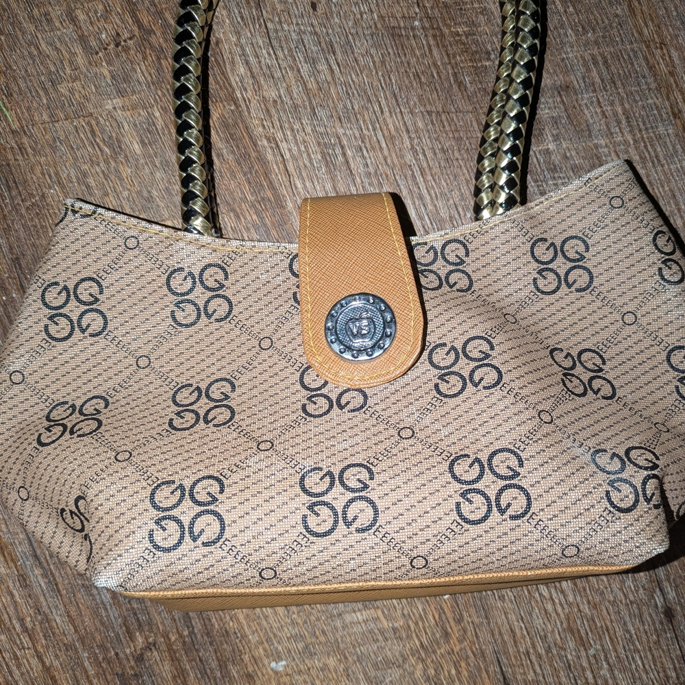VS Creations Elegant Brown Patterned Women's Shoulder Bag